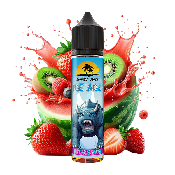Ice Age Megabison – Watermelon, Kiwi & Strawberry Flavor