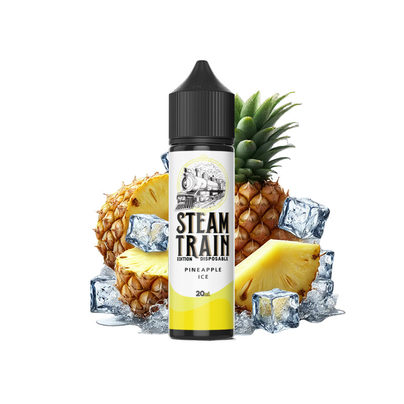 Steam Train – Disposable Edition Pineapple Ice Vape Shot (10 ml & 20 ml)