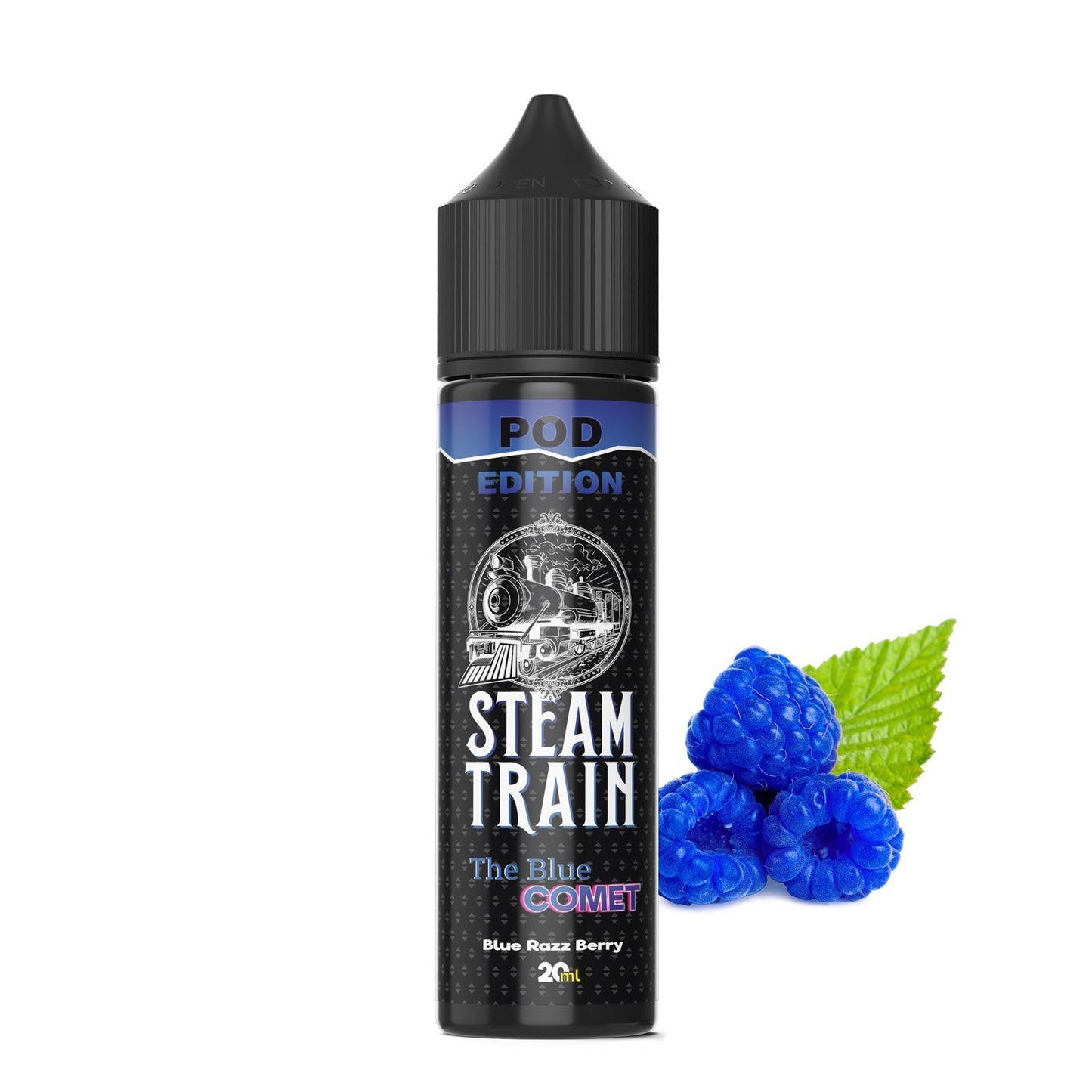 Steam Train – Pod Edition The Blue Comet Vape Shot (10 ml & 20 ml)