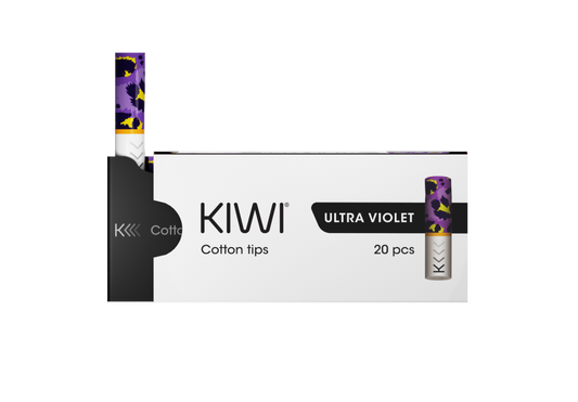 KIWI Cotton Tips – Premium Organic Cotton (Pack of 20)