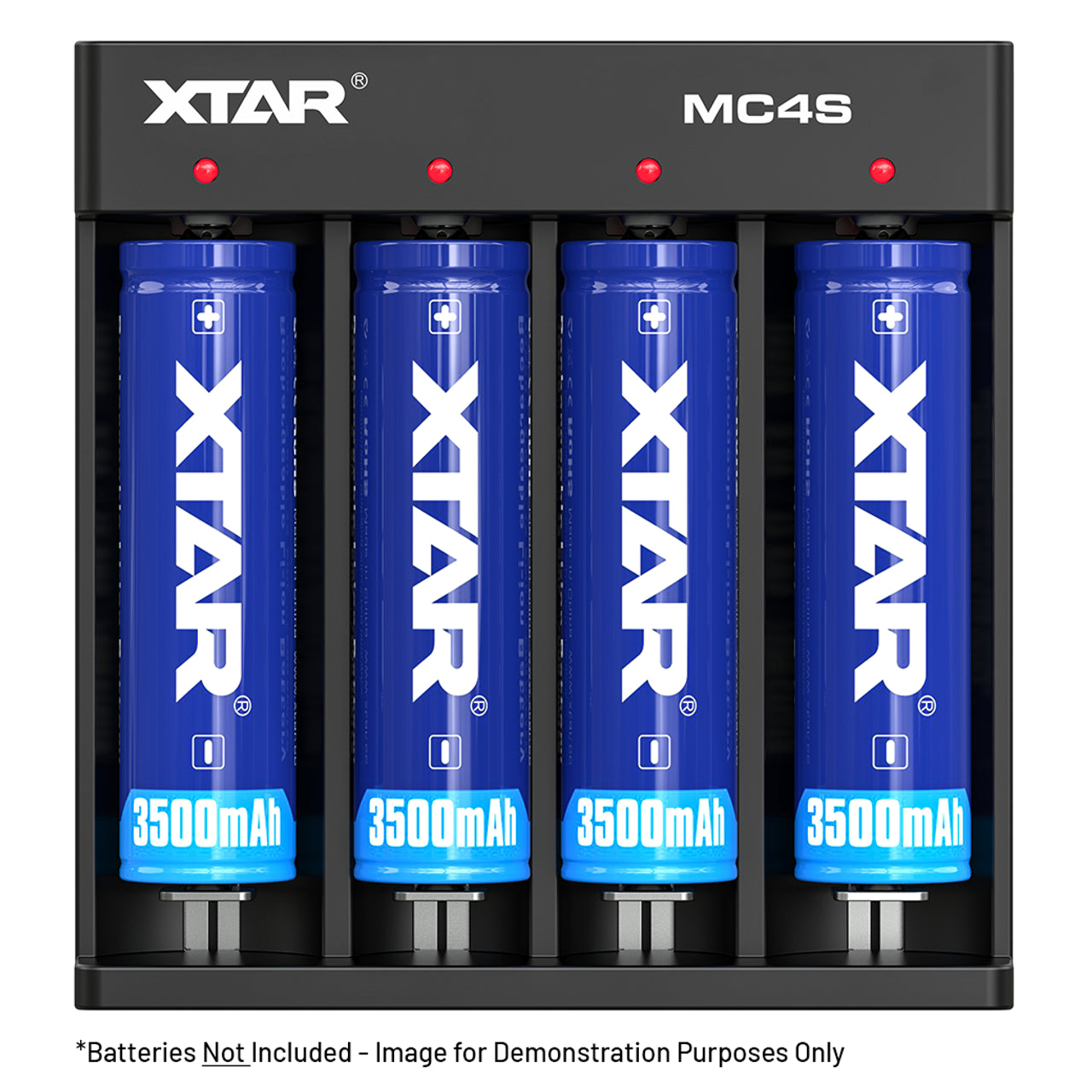 Xtar MC4S – 4-Slot Li-ion & Ni-MH Smart Battery Charger