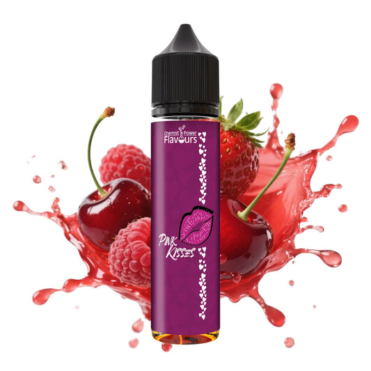Pink Kisses – Strawberry, Raspberry & Cherry Flavor