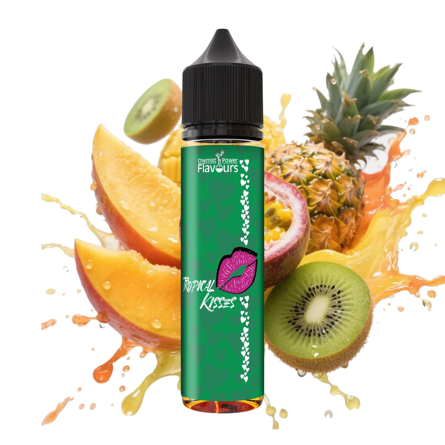 Tropical Kisses – Passionfruit, Pineapple, Mango & Kiwi Flavor