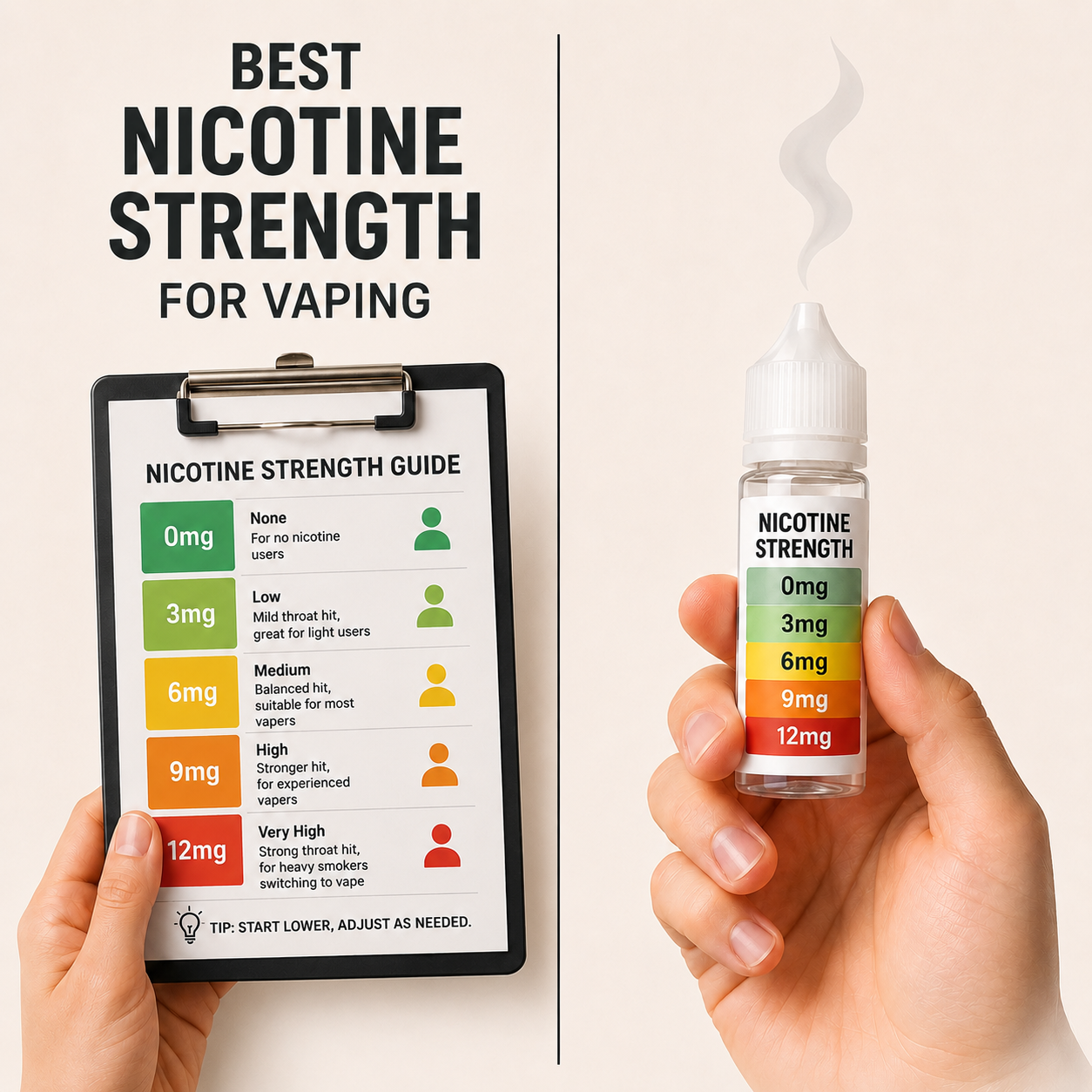 Choosing the Right Nicotine Strength in Cyprus