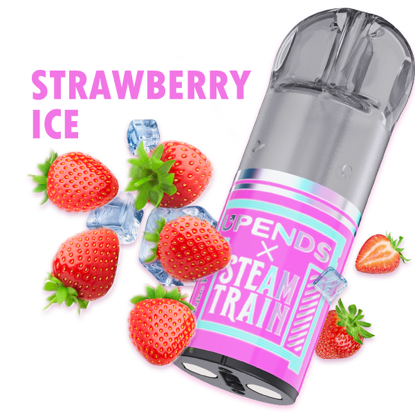 Steam Train Φράουλα Πάγου TPOD Pod 2ml – 20mg