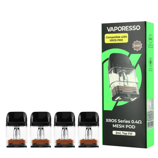 Vaporesso XROS 4/Pro 3ml Top-Fill 0.4Ω COREX 2.0 Cartridge – Replacement Pod