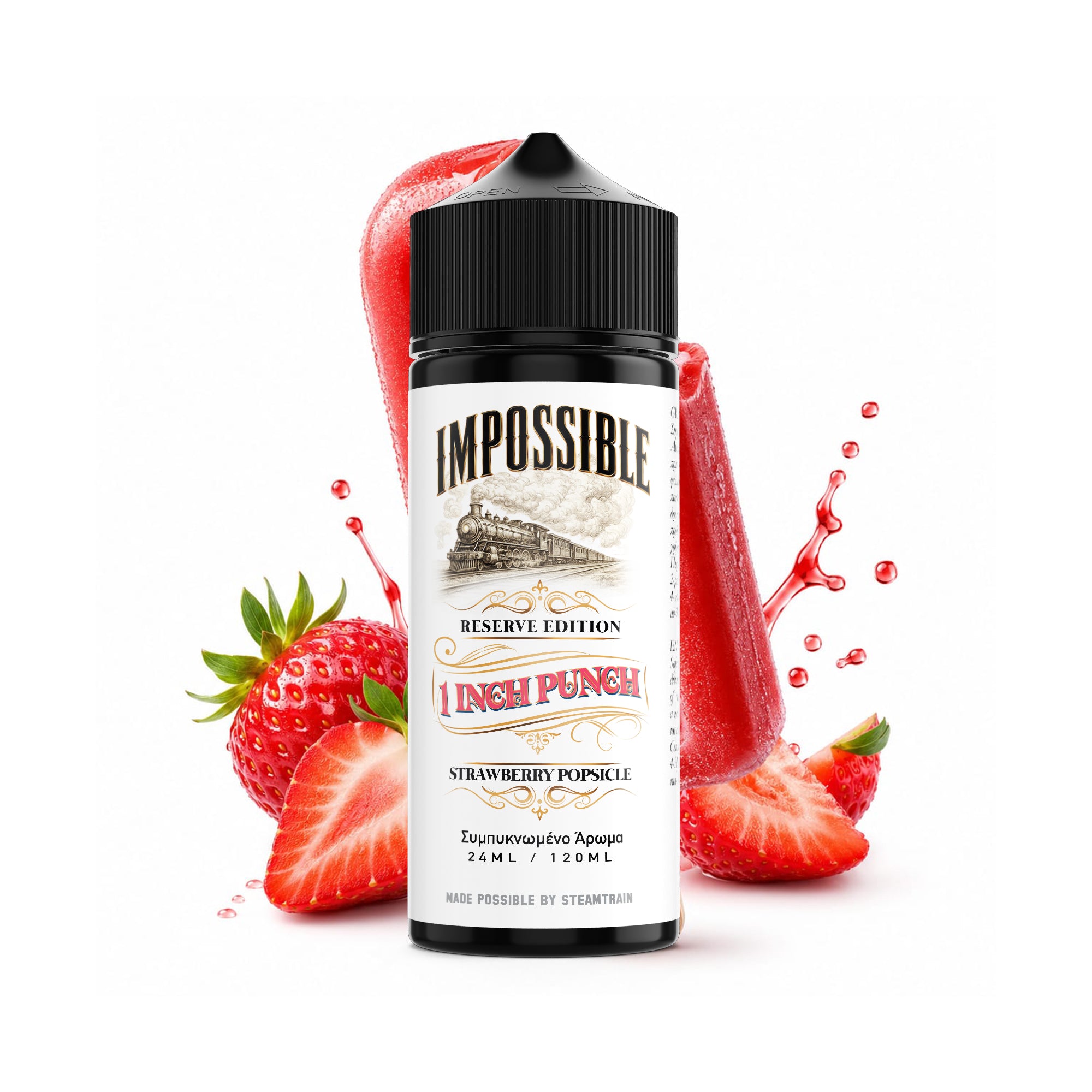Impossible by Steam Train – 1 Inch Punch Vape Shot (20ml & 24ml)