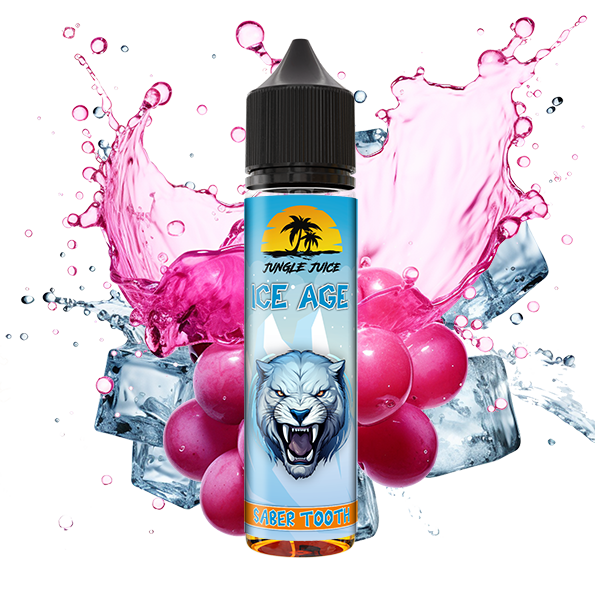 Ice Age Saber Tooth – Juicy Grapes, Apple & Pear Ice Flavor