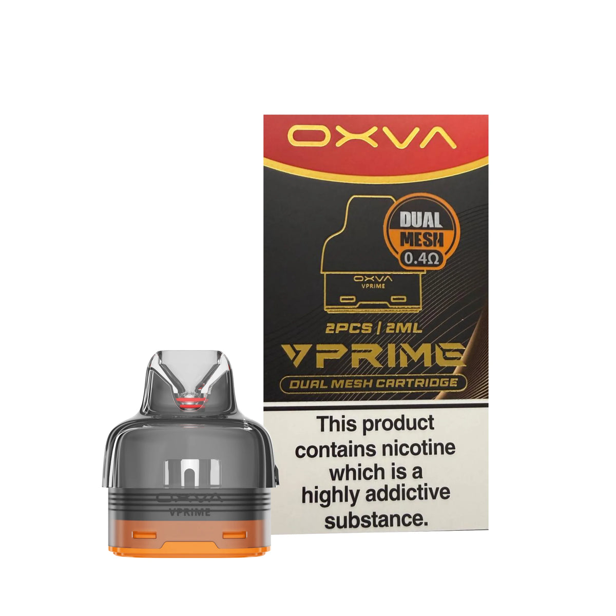 OXVA VPrime 2 0.4Ω Replacement Pod (2ml) (2 PIECES)