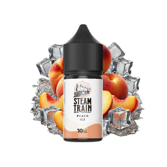 Steam Train – Disposable Edition Peach Ice Vape Shot (10 ml & 20 ml)