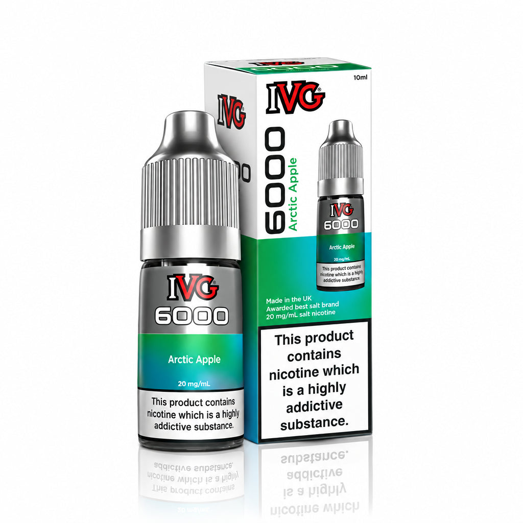 IVG 6000 Arctic Apple Nic Salt E-Liquid 10ml 20mg