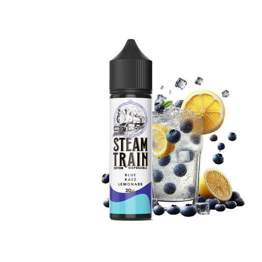 Steam Train – Disposable Edition Blue Razz Lemonade Vape Shot (10 ml & 20 ml)