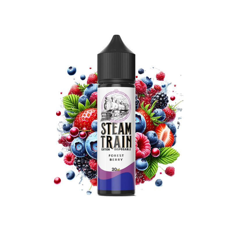 Steam Train – одноразовая версия Forest Berry Vape Shot (10 мл и 20 мл)