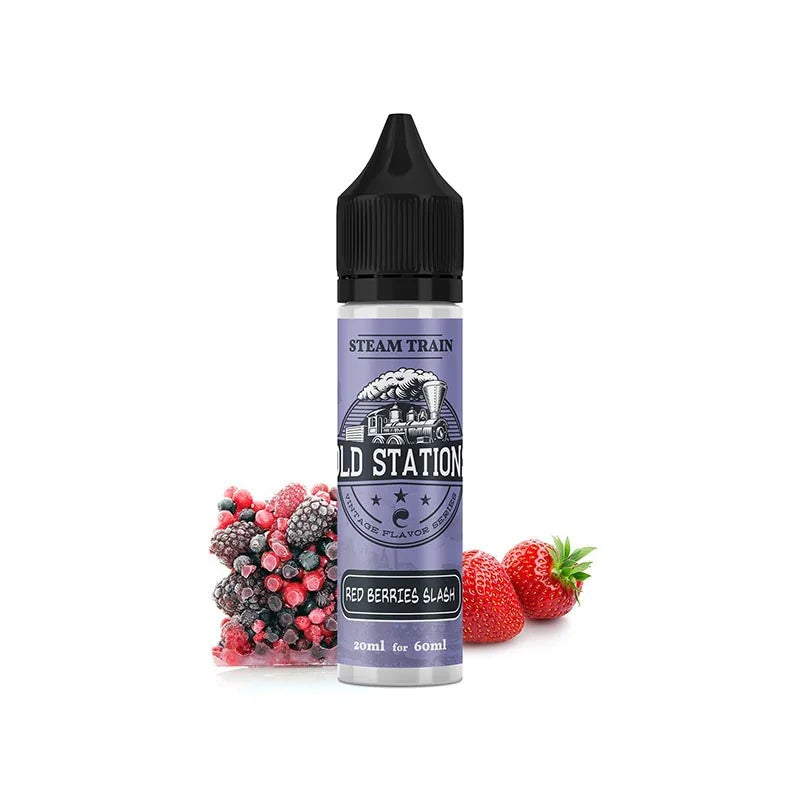 Steam Train – Old Stations Red Berries Vape Shot (20 ml )