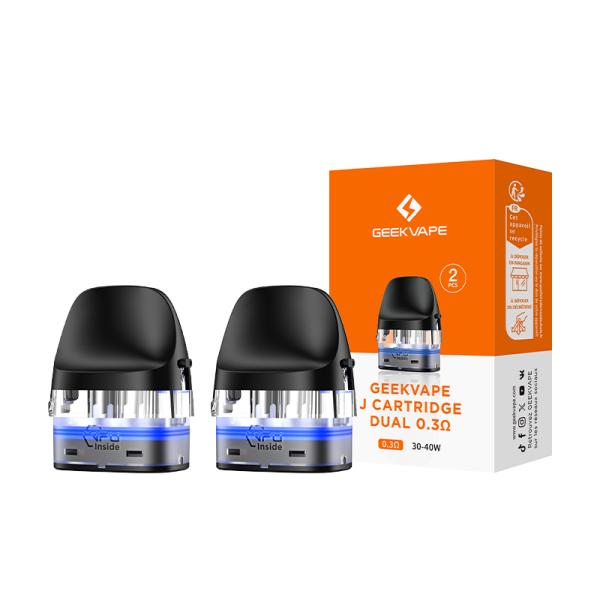 Geekvape J Cartridge Dual 0.3Ω – Сменный испаритель для картриджа