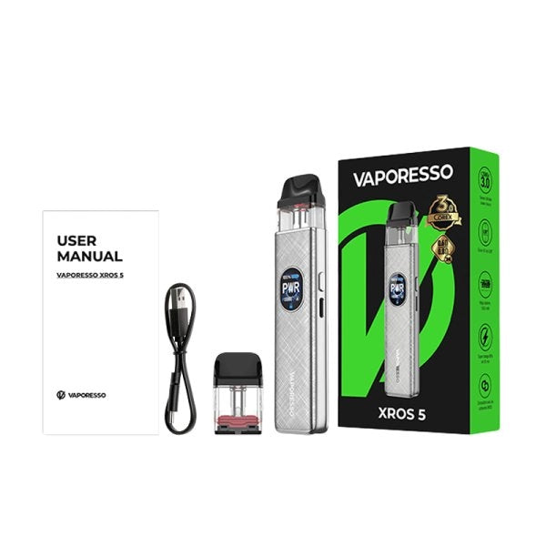 Vaporesso XROS 5 Pod Kit – комплект с OLED-дисплеем