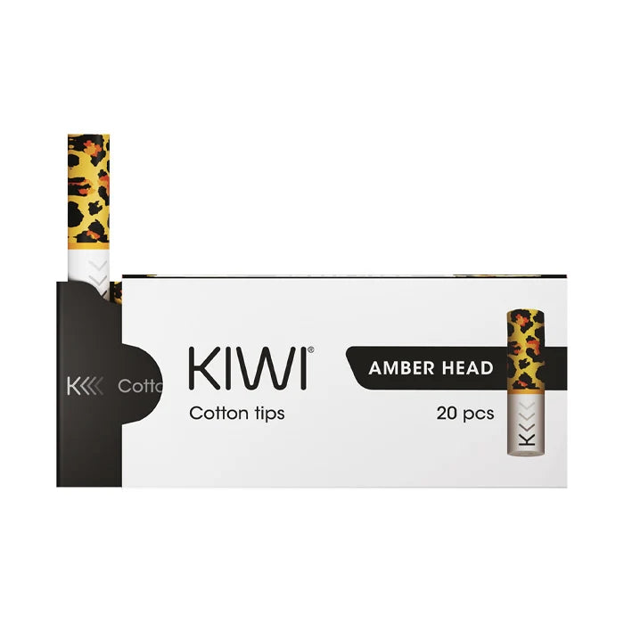 KIWI Cotton Tips – Premium Organic Cotton (Pack of 20)