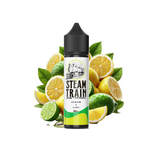 Steam Train – Disposable Edition Lemon & Lime Vape Shot (10 ml & 20 ml)