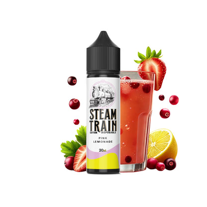 Steam Train – Disposable Edition Pink Lemonade Vape Shot (10 ml & 20 ml)