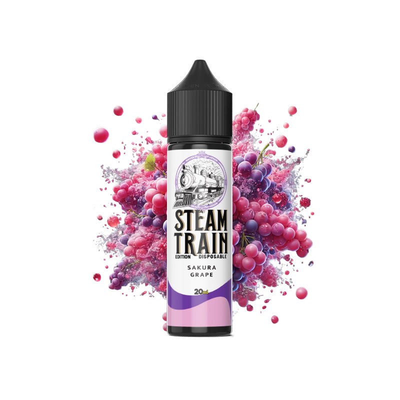 Steam Train – одноразовая версия Sakura Grape Vape Shot (10 мл и 20 мл)