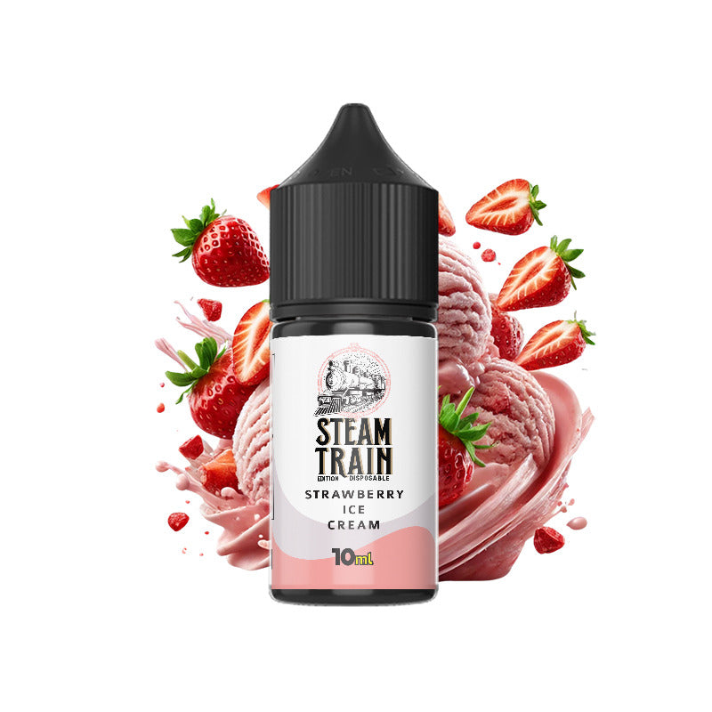 Steam Train – Disposable Edition Strawberry Ice Cream Vape Shot (10 ml & 20 ml)