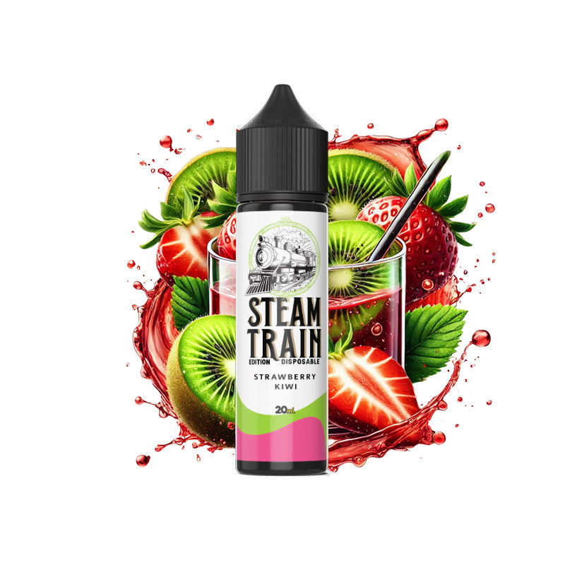 Steam Train – одноразовая версия со вкусом клубники и киви (10 мл и 20 мл)
