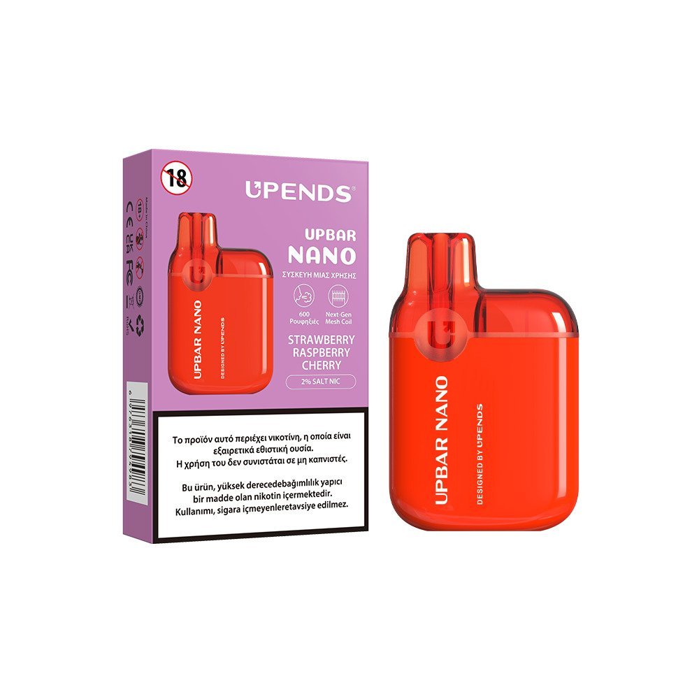 Steam Train 600 Strawberry Raspberry Cherry Disposable Vape – 20mg/2ml