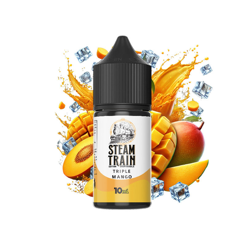 Steam Train – Disposable Edition Triple Mango Vape Shot (10 ml & 20 ml)
