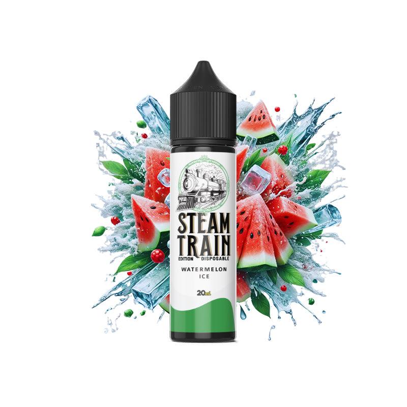 Steam Train – Παγωμένο Vape Shot μιας χρήσης σε σχήμα καρπουζιού (10 ml &amp; 20 ml)