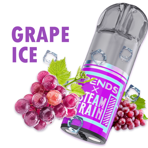 Капсулы Steam Train Grape Ice TPOD 2 мл – 20 мг