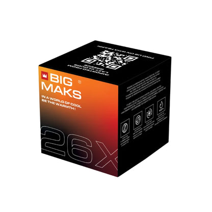 Big Maks 26x26mm Hookah Charcoal – 1kg