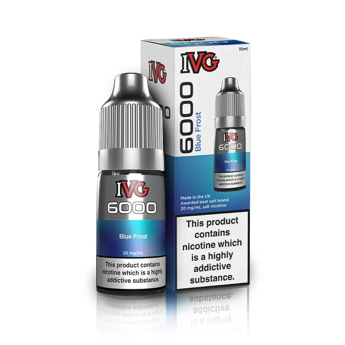 IVG 6000 Blue Frost Nic Salt E-Liquid 10ml 20mg