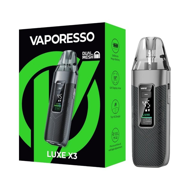 Vaporesso Luxe X3 Pod Kit – универсальная система для вейпинга.