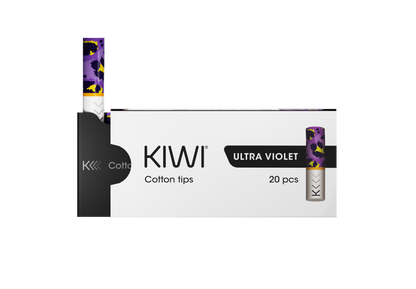 KIWI Cotton Tips – Premium Organic Cotton (Pack of 20)