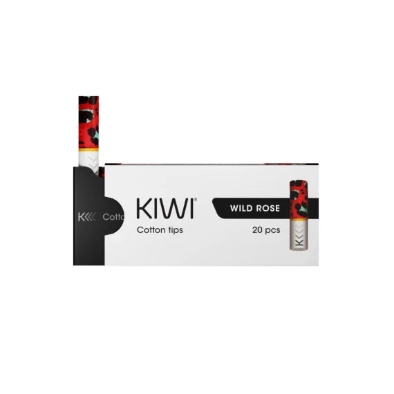 KIWI Cotton Tips – Premium Organic Cotton (Pack of 20)