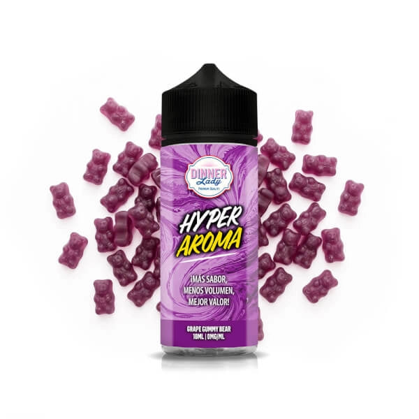 Dinner Lady – Hyper Grape Gummy Bear Longfill (3 ml & 10 ml)