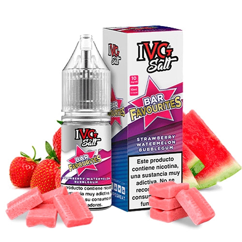 IVG Strawberry Watermelon Bubblegum Nic Salt E-Liquid 10ml 20mg