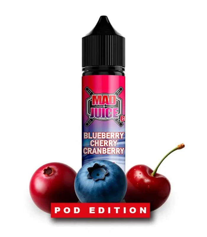 Mad Juice – Blueberry Cherry Cranberry Flavour Shot (8ml & 15ml)