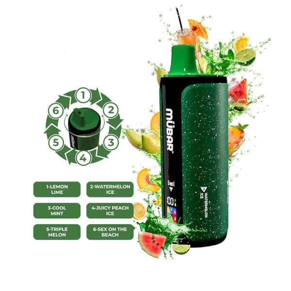 Mübar 6en1 240K Disposable – Citrus Fresh (6 Flavours)