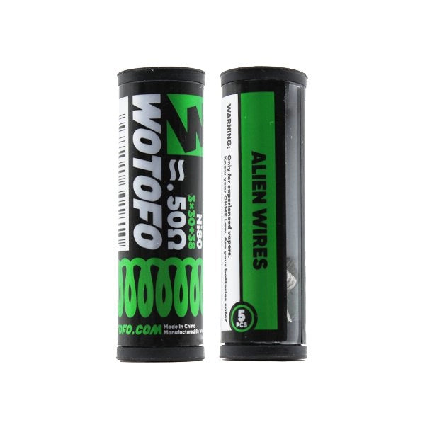 Wotofo Rebuildable Fused Clapton Coils – RDA / RTA (Multiple Resistances)