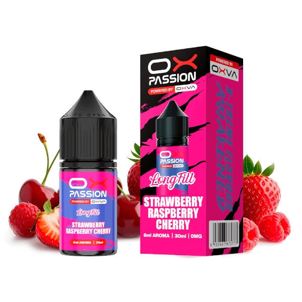 OX Passion – Strawberry Raspberry Cherry Longfill (6ml)