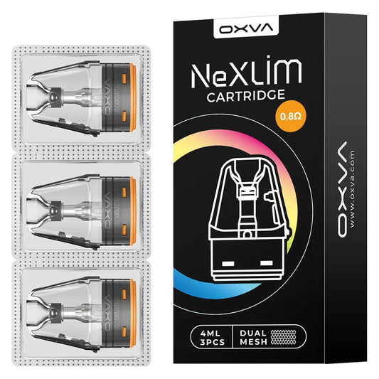 OXVA Nexlim 0.8Ω Mesh Cartridge – Replacement Pod with Coil