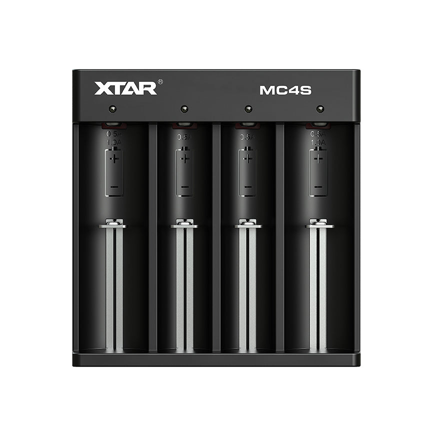 Xtar MC4S – 4-Slot Li-ion & Ni-MH Smart Battery Charger