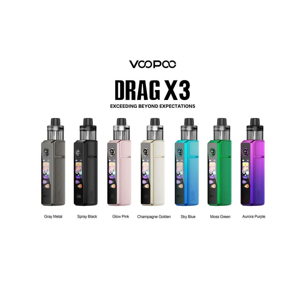 Voopoo Drag X3 Kit – Advanced Pod Mod Kit