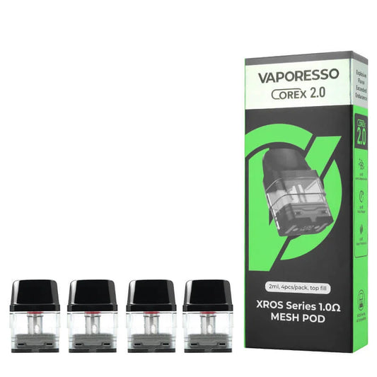 Vaporesso XROS 2ml 1.0Ω Top-Fill Cartridge – Replacement Pod