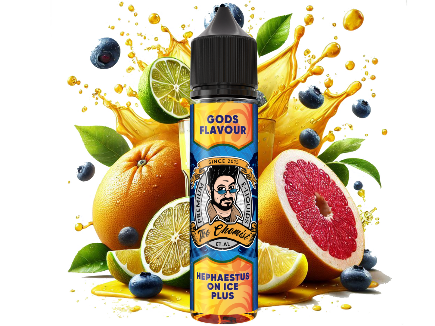 12 GODS Hephaestus On Ice Plus - Blueberries, Lemonade, Pomelo ❄️